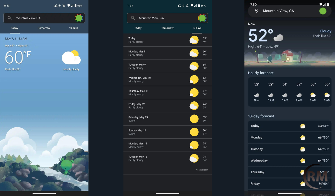 Google Weather now finally gets Material You redesign - Real Mi Central