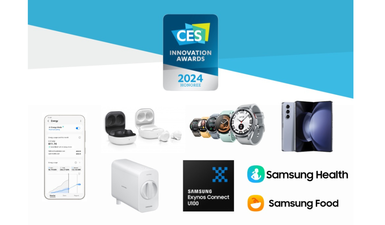 Samsung received multiple CES 2024 Innovation Award Real Mi Central